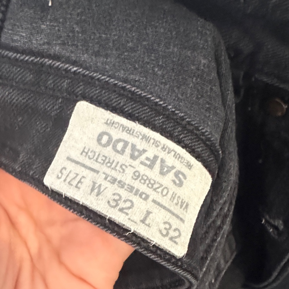 Diesel Dark Wash Men “Safado” Jeans 32x34 #4011 - Picture 5 of 8